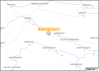 map of Pokrovskiy