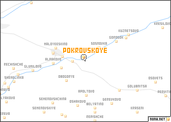 map of Pokrovskoye