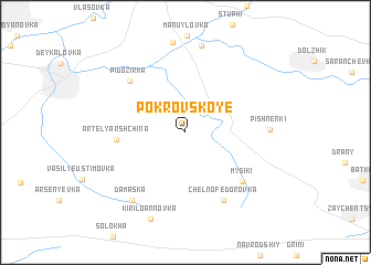 map of Pokrovskoye