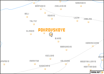 map of Pokrovskoye