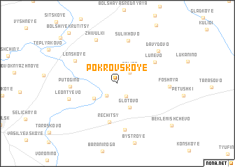 map of Pokrovskoye