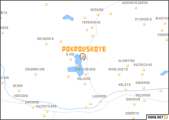 map of Pokrovskoye