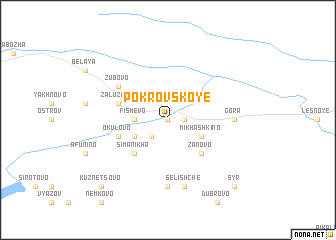 map of Pokrovskoye