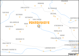 map of Pokrovskoye