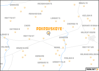 map of Pokrovskoye