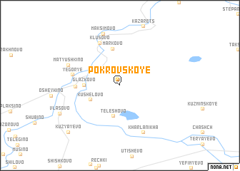 map of Pokrovskoye