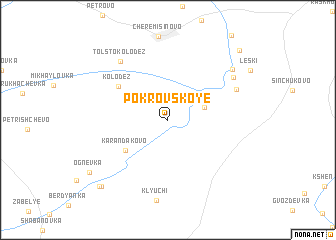 map of Pokrovskoye