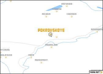 map of Pokrovskoye