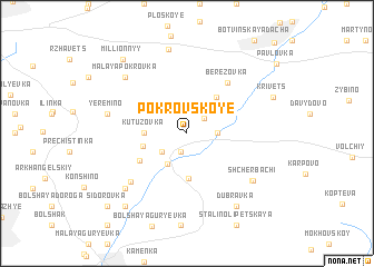 map of Pokrovskoye