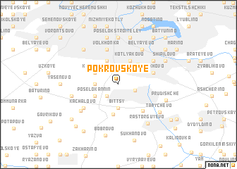 map of Pokrovskoye