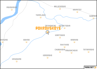 map of Pokrovskoye