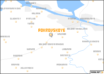 map of Pokrovskoye