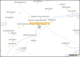 map of Pokrovskoye