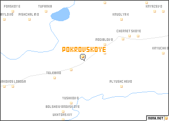 map of Pokrovskoye