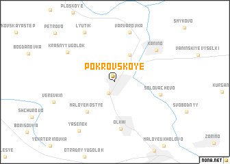 map of Pokrovskoye