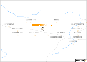 map of Pokrovskoye