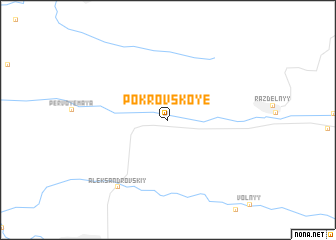 map of Pokrovskoye