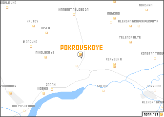 map of Pokrovskoye