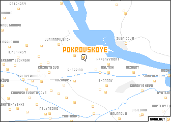 map of Pokrovskoye