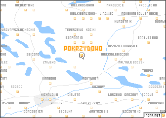 map of Pokrzydowo