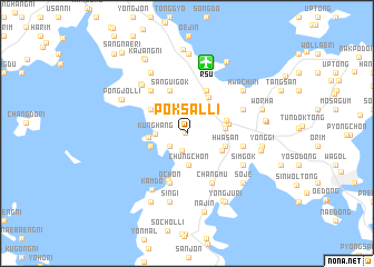 map of Poksal-li