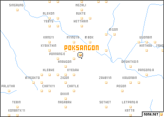 map of Poksangon