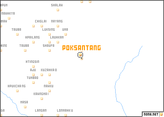 map of Poksantang