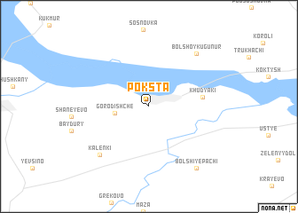 map of Poksta