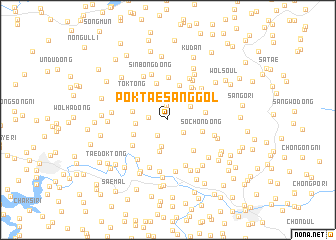 map of Poktaesang-gol