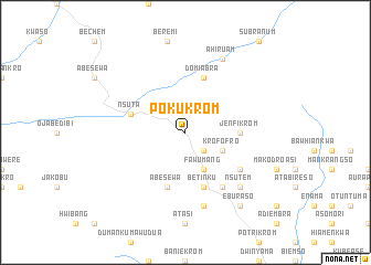 map of Pokukrom