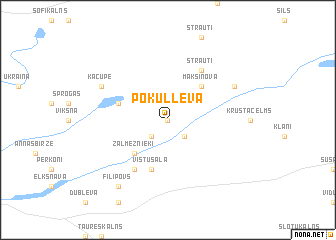 map of Pokuļleva