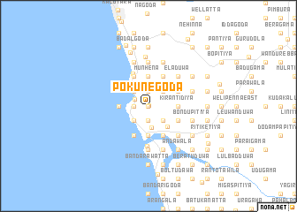 map of Pokunegoda