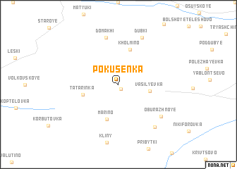 map of Pokusenka