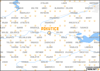 map of Pokutice