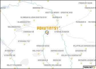 map of Pokutintsy