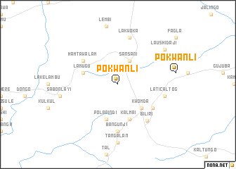 map of Pokwanli