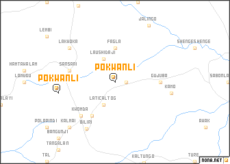 map of Pokwanli