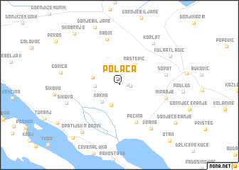 map of Polača