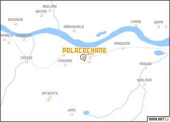 map of Polacochane