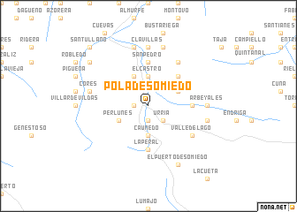 map of Pola de Somiedo