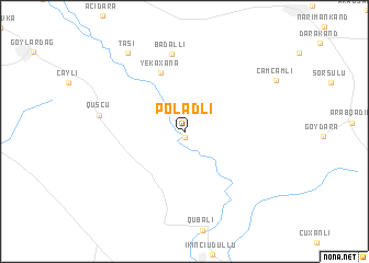 map of Poladlı