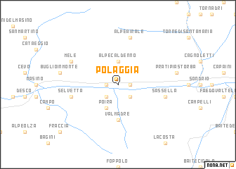 map of Polaggia