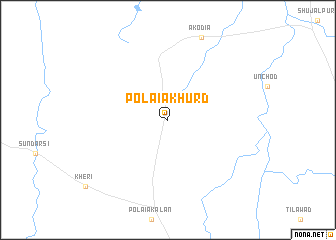 map of Polaia Khurd