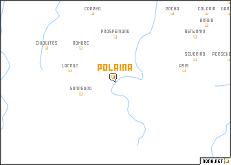 map of Polaina