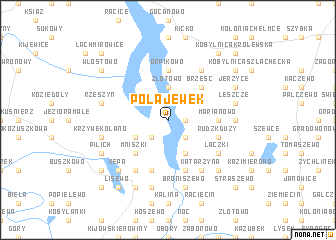 map of Połajewek