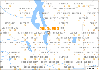 map of Połajewo