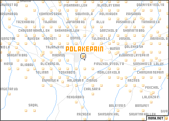 map of Polak-e Pā\