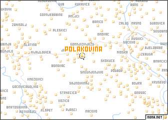 map of (( Polakovina ))