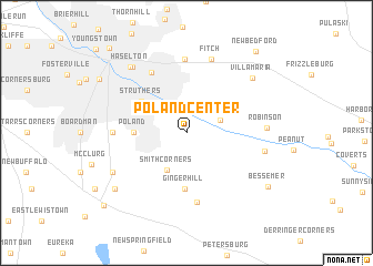 map of Poland Center