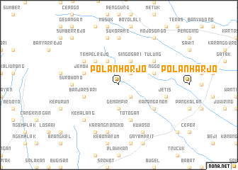 map of Polanharjo